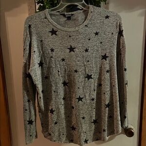 Buffalo David Bitton Starry Gray Long Sleeve Tee